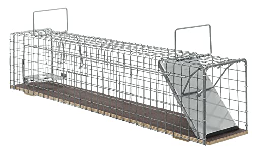 Marderfalle 80x15x19cm mit Holzboden...