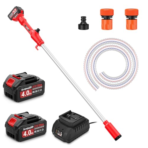SundpeyPRO Akku Regenfasspumpe Wasserpumpe...