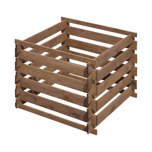 Holzkomposter 560L aus Kiefer – wetterfest,...