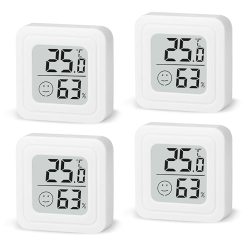 4 Stück luftfeuchtigkeitsmesser Thermometer...