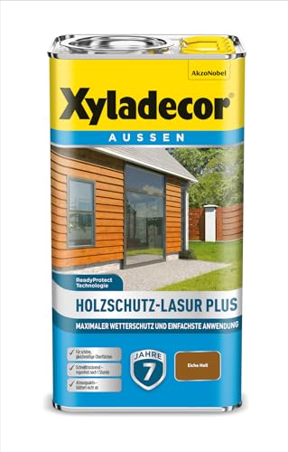 Xyladecor Holzschutz-Lasur Plus, Eiche Hell,...