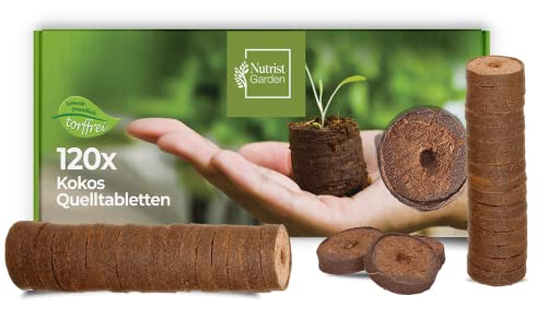 nutrist® Garden Kokos Quelltabletten 120x...