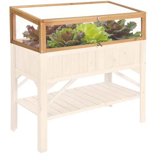 tectake® Frühbeet Aufsatz aus Holz,...