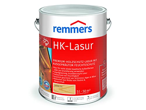 Remmers HK-Lasur farblos, 5 Liter, Holzlasur...