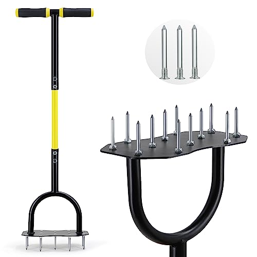 Jardineer Rasenlüfter Spike Metall, Manuelle...