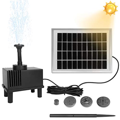 NAIZY Teichpumpe Solar Springbrunnen 2W...