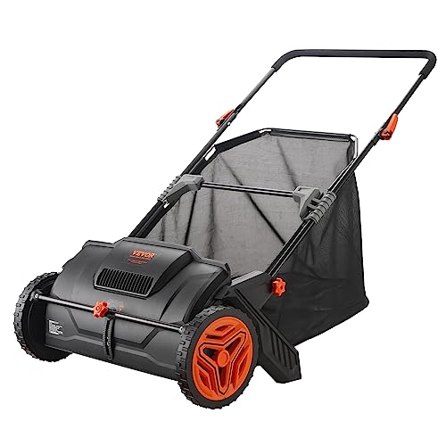 VEVOR Rasenkehrer, 53,3 cm großer Laub- und...