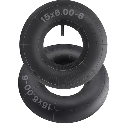 2 Stück Schlauch 15x6.00-6 Rasentraktor mit...