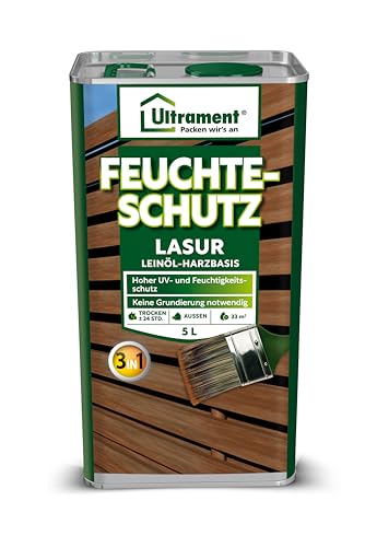 Ultrament Feuchteschutz-Lasur 3-in-1,...