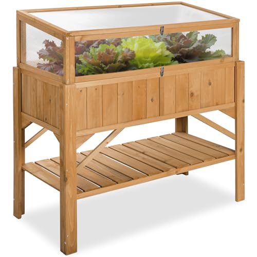 tectake® Frühbeet Aufsatz aus Holz,...