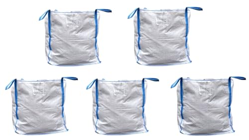 5 Stück Big Bags, 90x90x90 cm, 1.000 kg...
