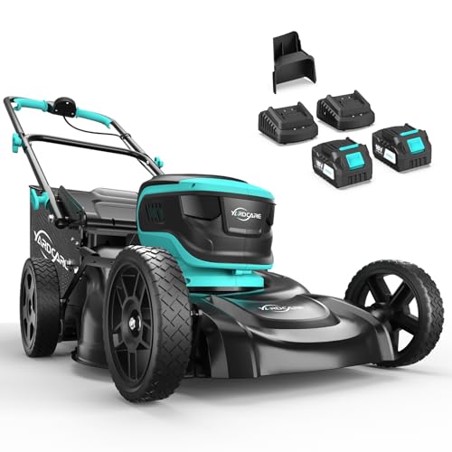 YARDCARE Akku Rasenmäher mit 7...
