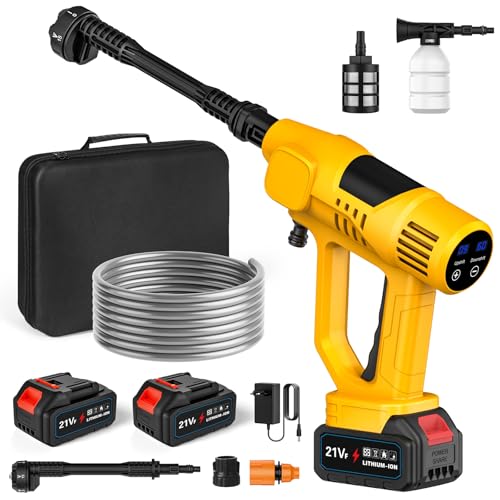 Akku Hochdruckreiniger, 65Bar Tragbarer...