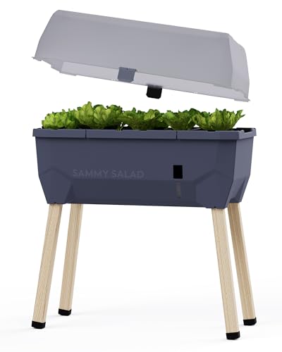 GUSTA GARDEN Sammy Salad Hochbeet Anthrazit -...