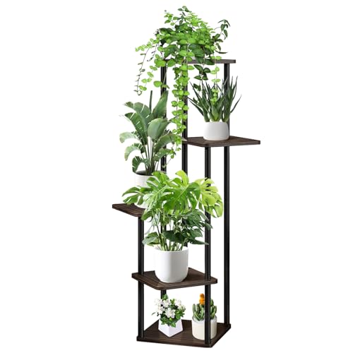 VASZOLA 5-Tier Hölzern Blumenregal...
