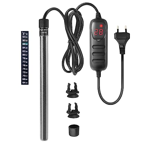 FEDOUR 100W Mini Aquarium Heizstab: Digital...