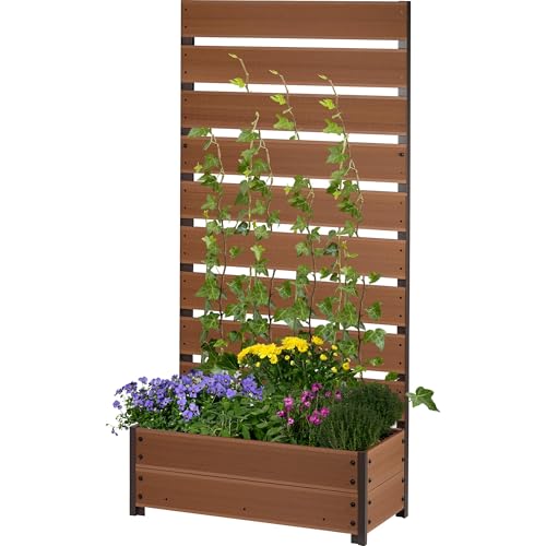 dobar® XXL-Pflanzkübel aus WPC mit hohem...