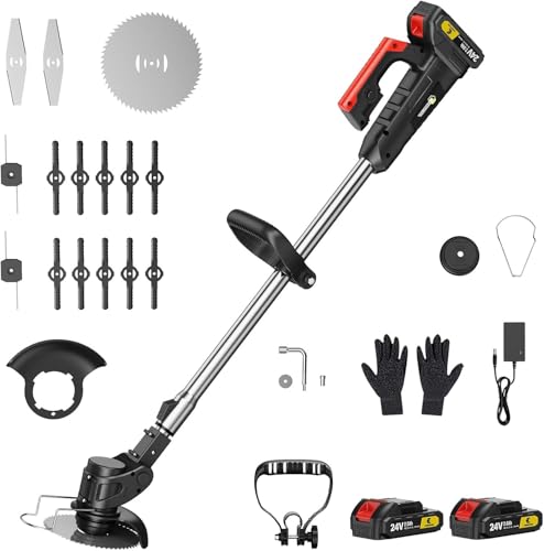 CONENTOOL 600W Akku Rasentrimmer 24V –...