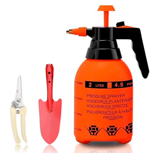Ghazpmuk Drucksprüher, Gartensprüher 2L mit...