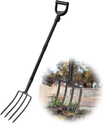 127cm Mistgabel, Spatengabel für Harte...