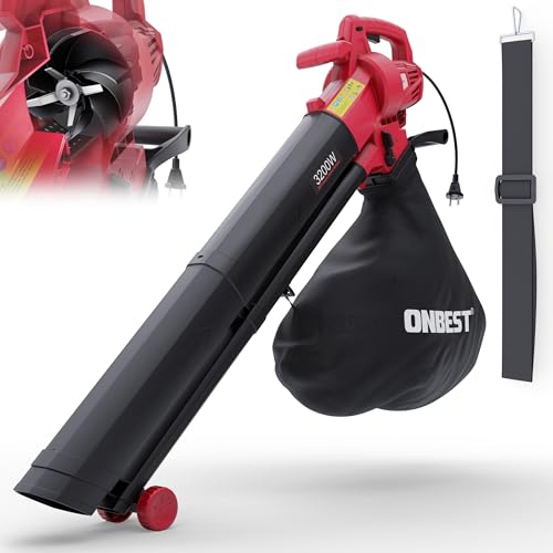 ONBEST 3 in 1 Elektro Laubbläser –...