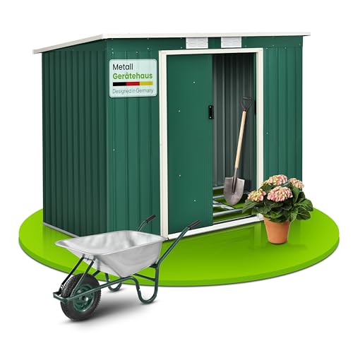 Juskys Metall Gerätehaus M 4 m³ mit...