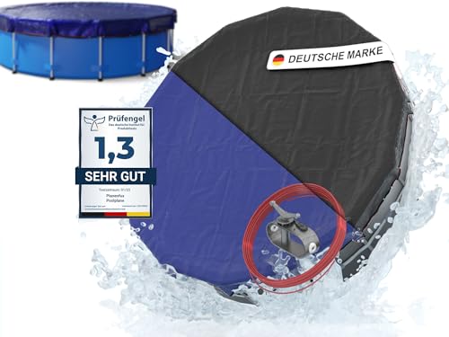 Planenfux® Poolabdeckung rund 400 cm (Für...