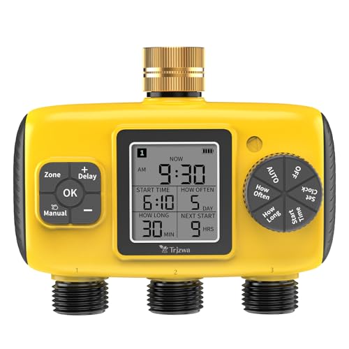 TRJZWA Bewässerungscomputer mit 3...