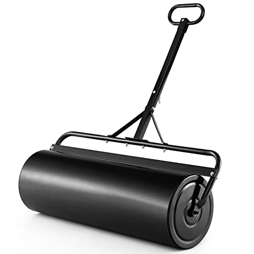 GOPLUS Rasenwalze 63/113L, 90cm Gartenwalze...