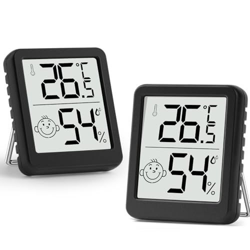 PAIRIER Hygrometer Innenthermometer Mini LCD...