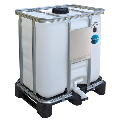 plasteo® 300 Liter IBC- Behälter Tank...