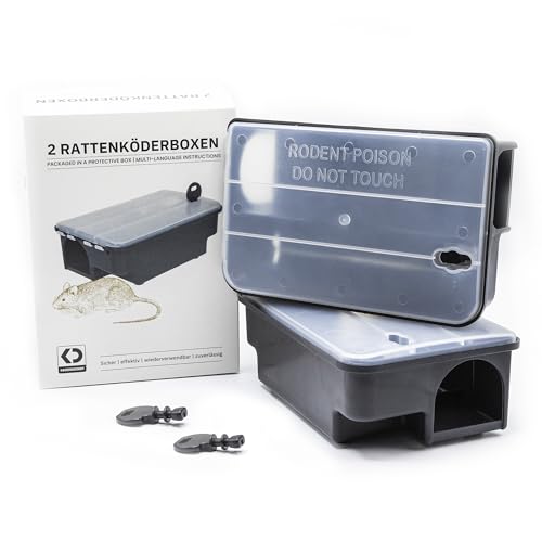 Köder-Discount Rattenfalle für Giftköder...