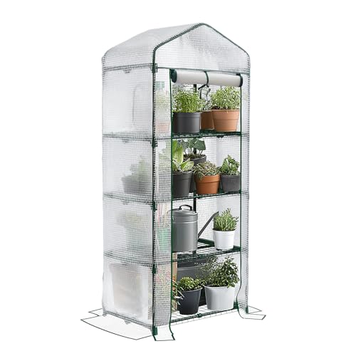 VOUNOT® Gewächshaus Foliengewächshaus, 4...