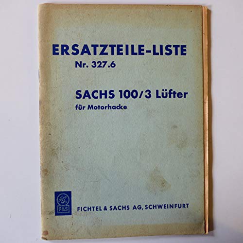 Sachs 100/3 Lüfter für Motorhacke Nr. 327.6...