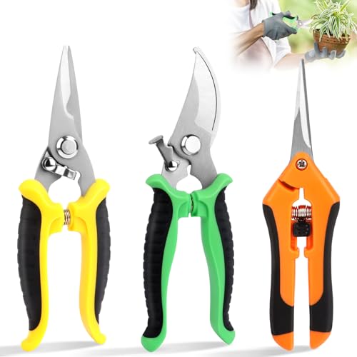 Gardena Gartenschere,3 Stück Scharfe...