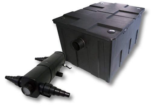 Wiltec Komplettset: CBF-550 Teichfilter bis...