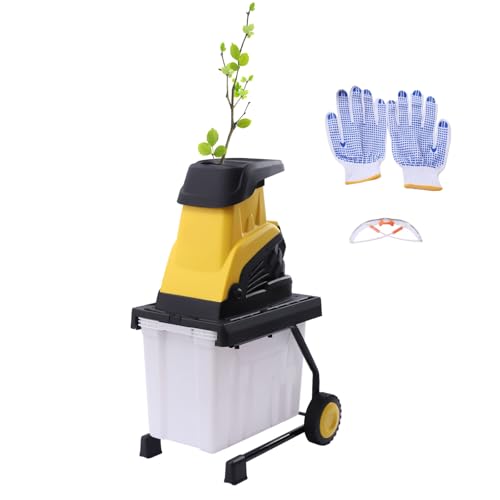 2500W Elektro Gartenhäcksler 4500RPM Max. 45...