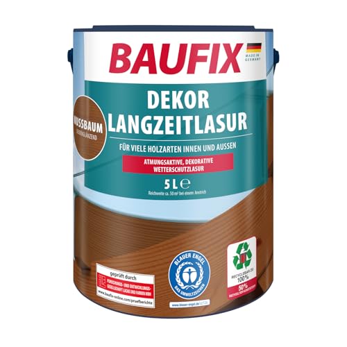 BAUFIX Dekor Langzeitlasur nussbaum,...