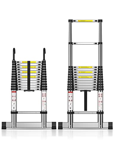 TECKNET Teleskopleiter 3,8m, Belastung 150kg/...
