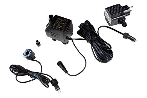 Arnusa Springbrunnenpumpe mit 1x LED Spot...