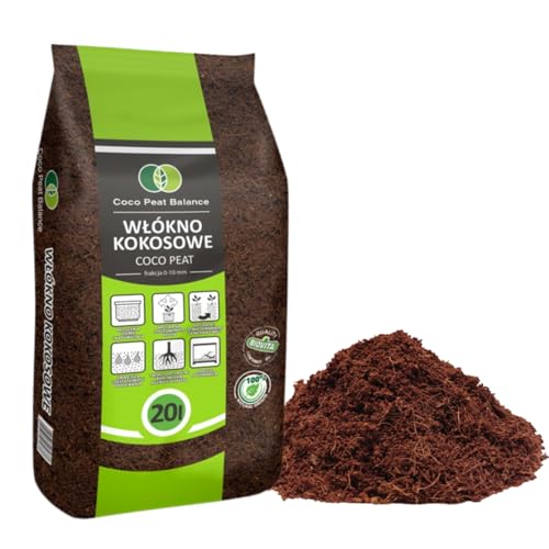 Kokosnussfasern für Blumenpflanzen 20L -...