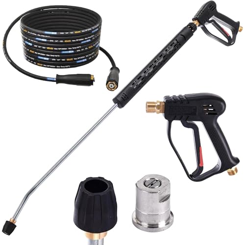 Hochdruck Pistole Lanze 15m Schlauch Düse...