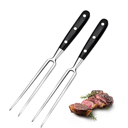 2 Stücke Fleischgabel mit Griff - 26cm...