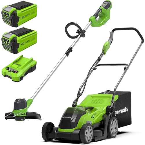 Greenworks Akku-Rasentrimmer G40LT und...