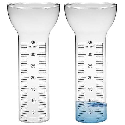 Regenmesser Frostsicher 2pcs Regenmesser...