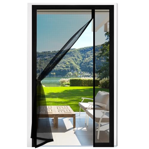 Fillis Magnet Fliegengitter Tür, 90x210cm...