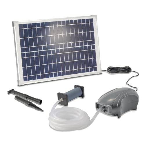 esotec Solar Teichbelüfter Set Power Stone...