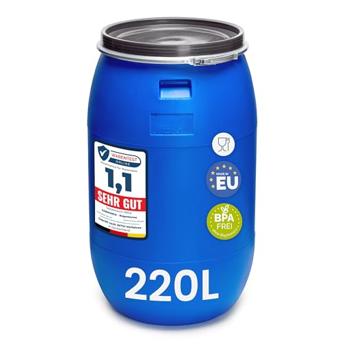 Garronda 220 Liter Regentonne mit Deckel...