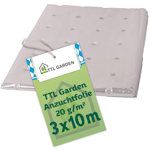 TTL Garden 10x3m PE Frühbeetfolie gelocht...