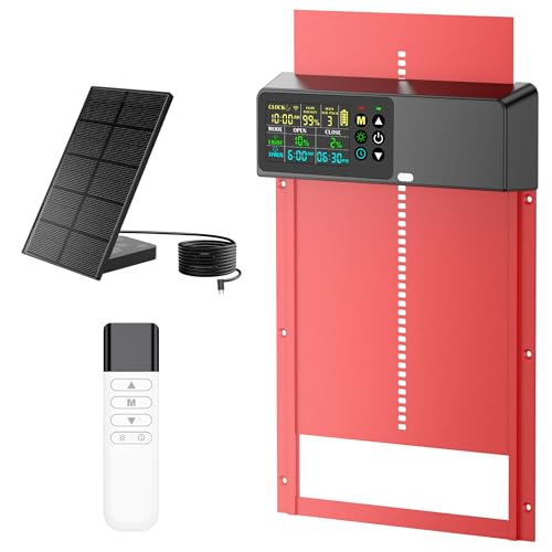 ZenxyHoC Automatische Hühnerklappe Solar mit...